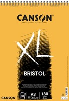 Tekenblok Canson XL Bristol A3 180gr 50vel