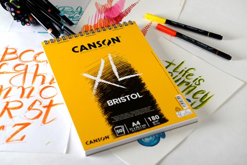 Tekenblok Canson XL Bristol A3 180gr 50vel-2