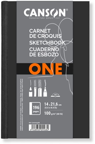 Tekenblok Canson 140x216mm Art Dummy 100gr 100vel