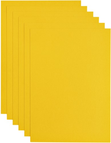 Kopieerpapier Papicolor A4 200gr dottergeel pk/6