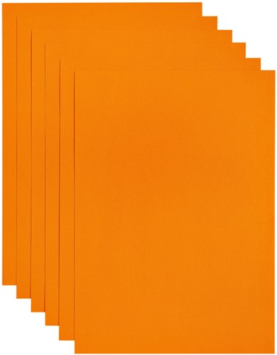 Kopieerpapier Papicolor A4 200gr oranje pk/6