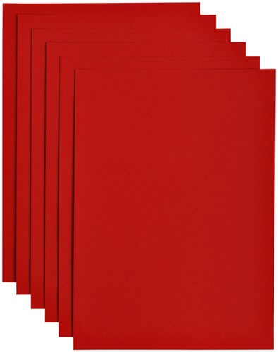 Kopieerpapier Papicolor A4 100gr rood pk/12