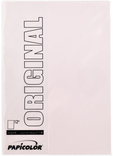 Kopieerpapier Papicolor A4 200gr lichtroze pk/6-2