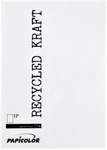 Kopieerpapier Papicolor A4 200gr kraftwit pk/6-2