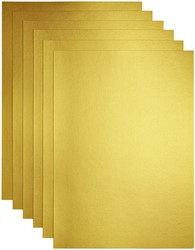 Kopieerpapier Papicolor A4 200gr goud pk/3