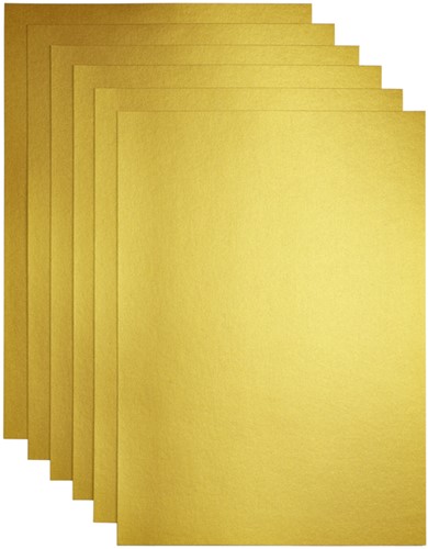 Kopieerpapier Papicolor A4 200gr goud pk/3
