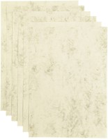 Kopieerpapier Papicolor A4 200gr marble ivoor pk/6