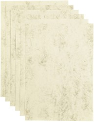 Kopieerpapier Papicolor A4  90gr marble ivoor pk/12
