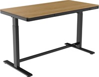 Zit-sta (thuis) werkplek  - 60 x 120 - Zwart-eik-3