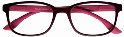 Leesbril +1.50 RELAX rood-roze