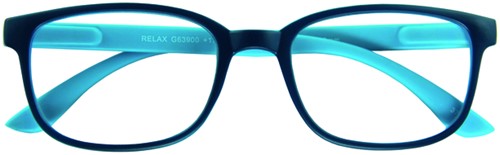 Leesbril +1.00 RELAX blauw-blauw