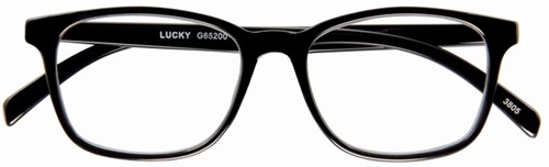 Leesbril +1.50 LUCKY zwart