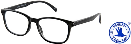 Leesbril +1.00 LUCKY zwart-2