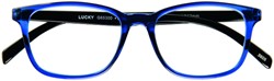 Leesbril +1.00 LUCKY blauw-zwart