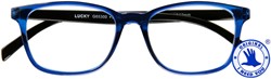 Leesbril +1.50 LUCKY blauw-zwart
