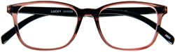 Leesbril +1.50 LUCKY bruin-zwart