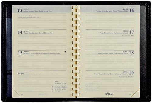 Agenda 2026 Brepols Delta Palermo 7dagen/2pagina's spiraal zwart-2