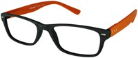 Leesbril +1.00 Feeling bruin-oranje-2