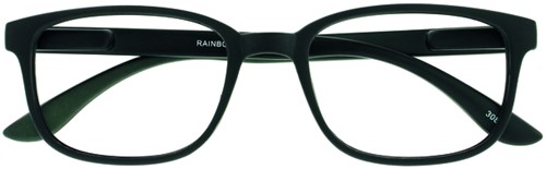Leesbril +1.00 regenboog zwart