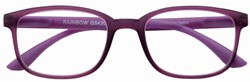 Leesbril +2.50 regenboog lila