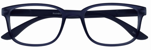 Leesbril +1.50 regenboog blauw