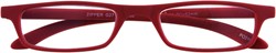 Leesbril +1.00 Zipper Rood