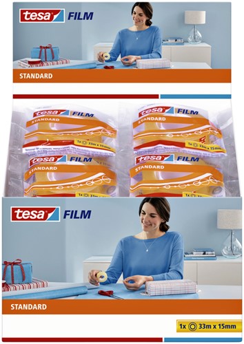 Plakband Tesa 57381 15mmx33m transparant -3