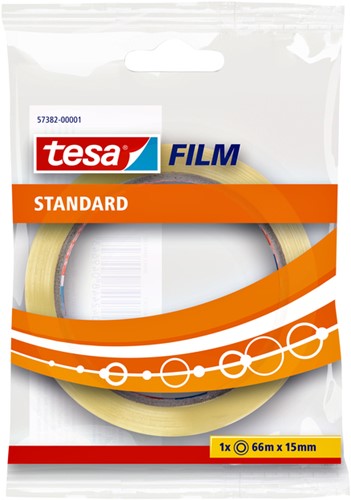 Plakband Tesa 57382 15mmx66m transparant 