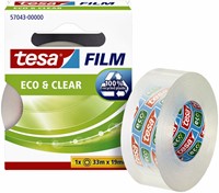 Plakband Tesa 57043 eco&clear 19mmx33m