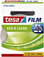 Plakband Tesa 57043 eco&clear 19mmx33m-2