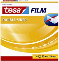 Plakband Tesa 57954 19mmX33m dubbelzijdig-2