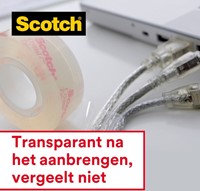 Plakband 19mmx66m Scotch 600 Helder-3
