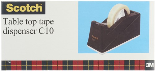 Plakbandhouder Scotch C10 zwart