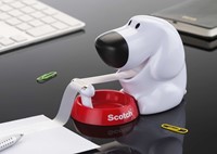 Plakbandhouder Scotch C31 + 1 rol 19mmx7.5m hond -3