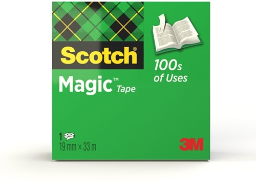 Plakband Scotch Magic 810 19mmx33m onzichtbaar mat