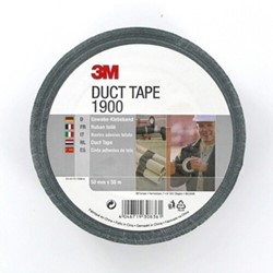 Plakband 3M Scotch 1900 50mmx50m duct tape zwart