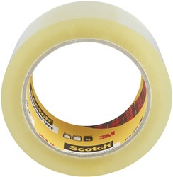 Verpakkingstape Scotch Secure Seal 50mmx66m transparant 6 rollen