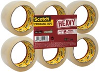 Verpakkingstape Scotch Secure Seal 50mmx66m transparant 6 rollen-1