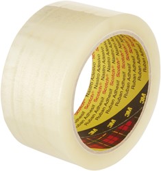 Verpakkingstape 3M Scotch 371 50mmx66m transparant PP 6 rollen