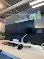 Preventiescherm  75x 60cm VESA voor 2 monitoren M-2