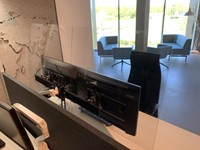 Preventiescherm  75x 60cm VESA voor 2 monitoren M-3