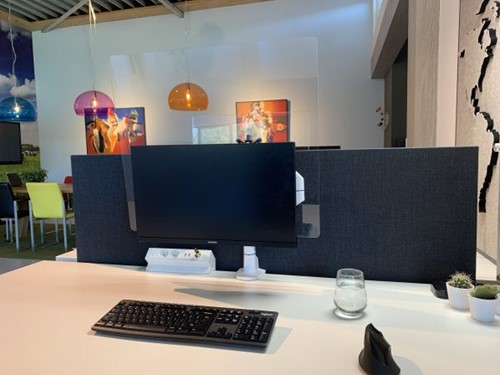 Preventiescherm  75x 60 VESA voor 1 monitor