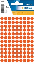 Etiket rond  8mm rood Herma 1842 ds/540