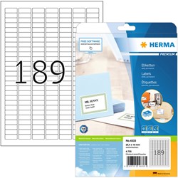 Etiket A4  25,4x 10mm Herma 4333 Premium ds/4725