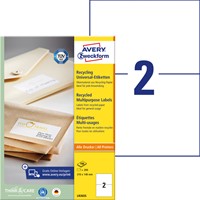 Etiket A4 210x148mm LR3655 recycled pk/200-3