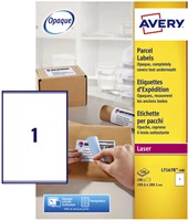 Etiket A4 199,6x289,1mm Avery L7167B-100 blockout ds/100