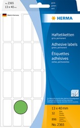 Etiket  13x 40mm Herma 2365 pk/896 groen