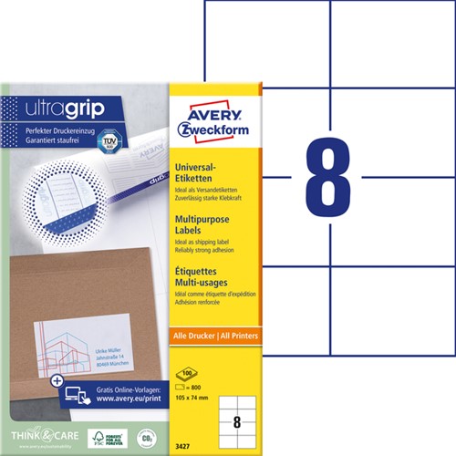 Etiket A4 105x 74mm 3427 ds/800 -2