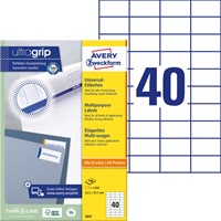 Etiket A4  52,5x 29,7mm 3651 ds/4000-2