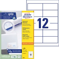 Etiket A4  97x 42,3mm 3659 ds/1200-2